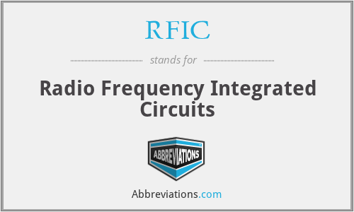 What is the abbreviation for radio frequency integrated circuits?